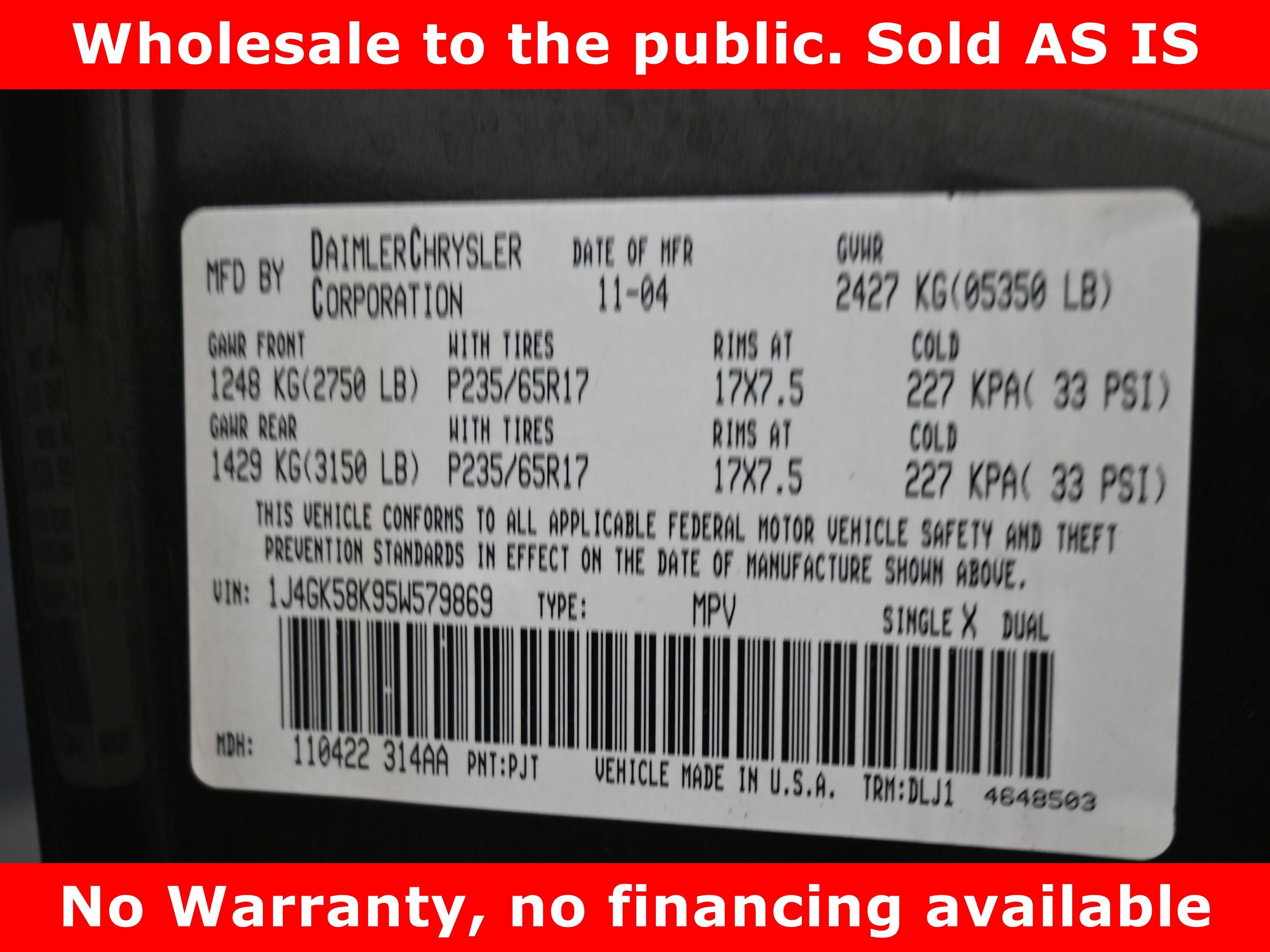 2005 Jeep Liberty Limited