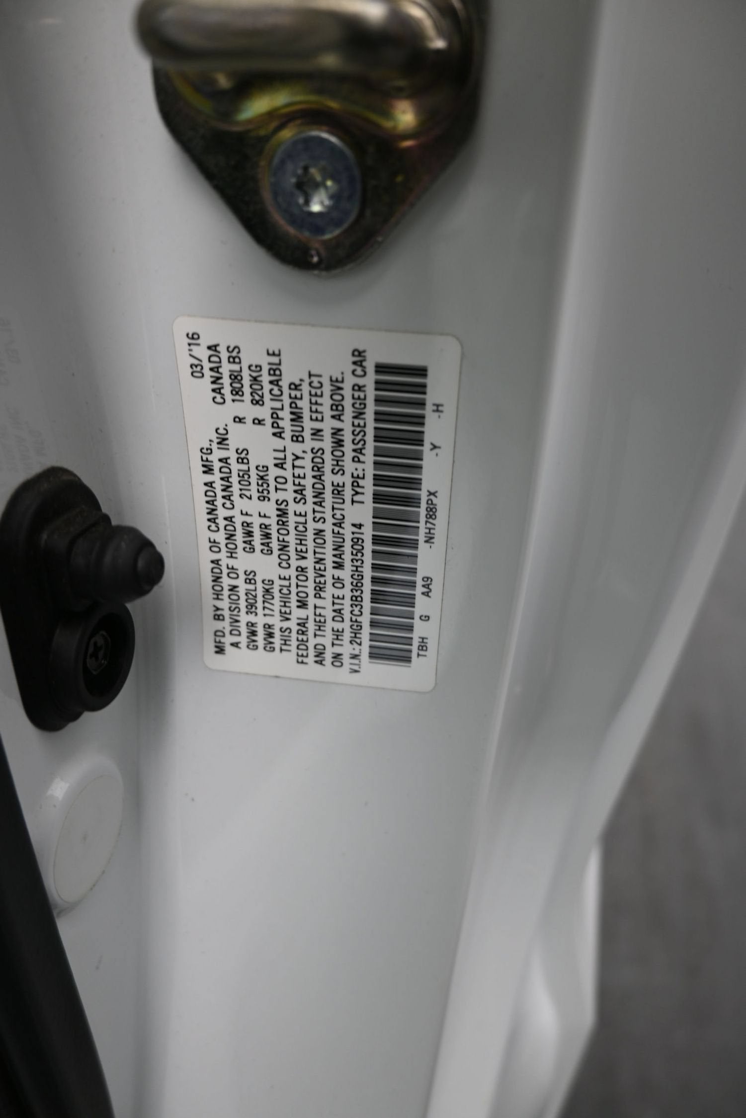2016 Honda Civic Coupe EX-T