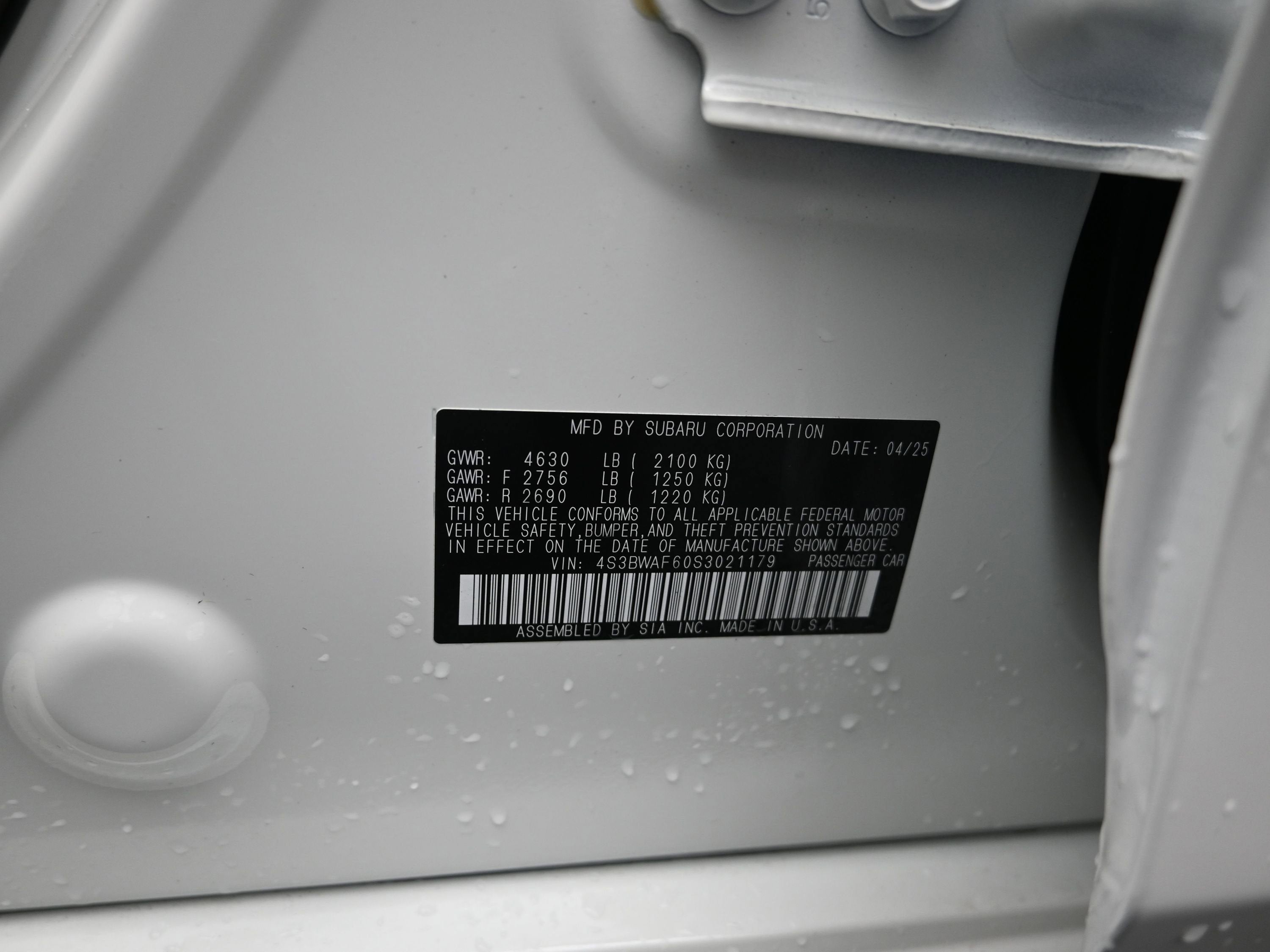 2025 Subaru Legacy Premium