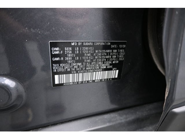 2021 Subaru Outback Onyx Edition XT