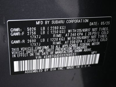 2025 Subaru Outback Wilderness