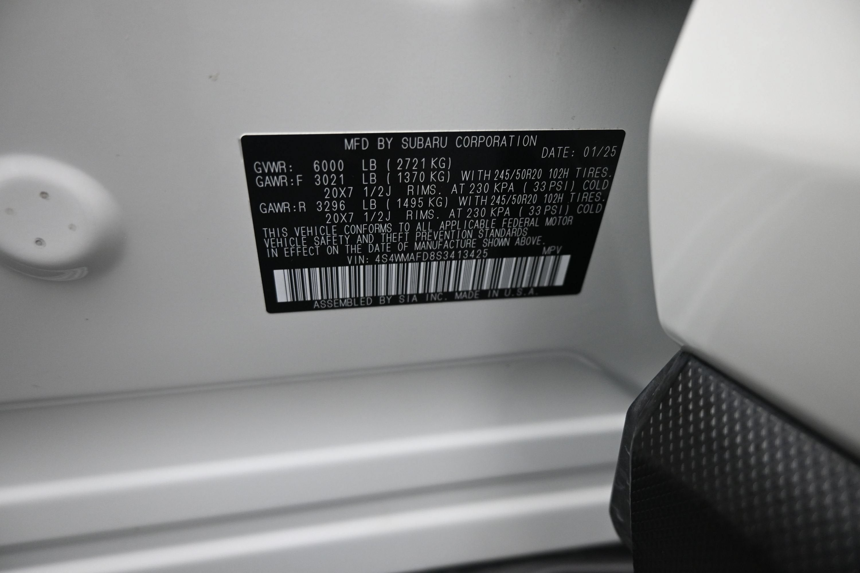 2025 Subaru Ascent Onyx Edition