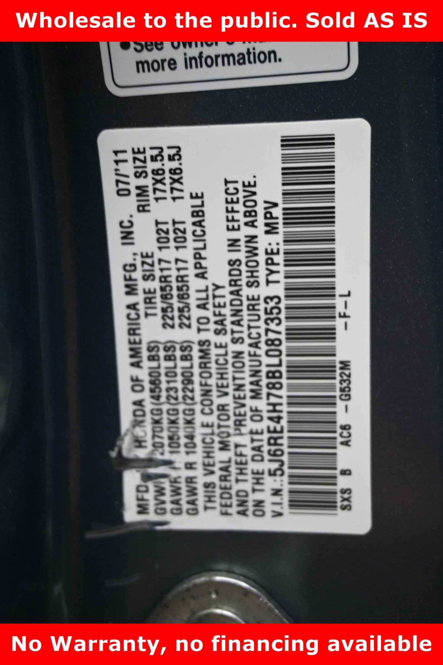 2011 Honda CR-V EX-L