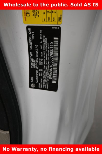 2012 BMW 1 Series 128i