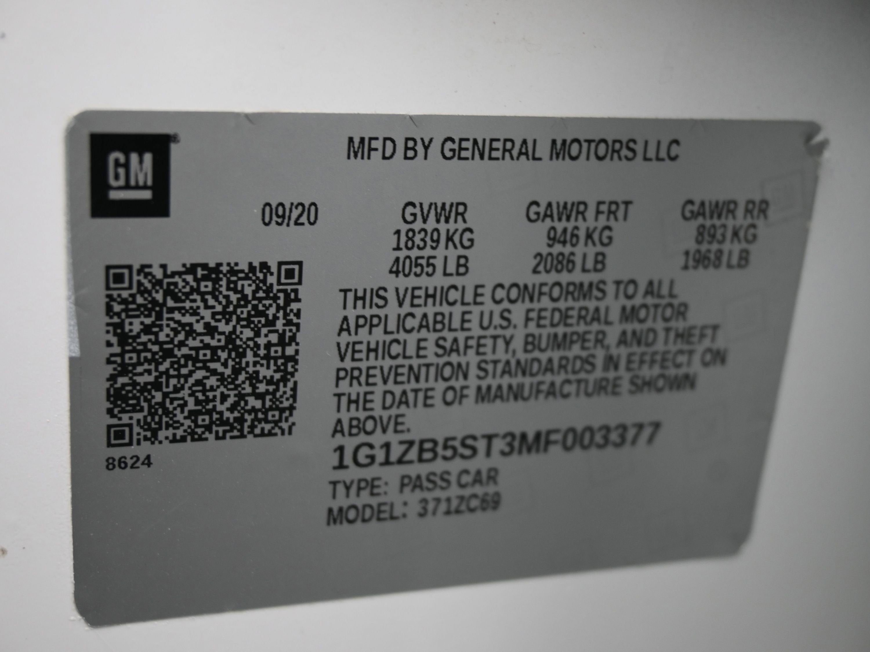 2021 Chevrolet Malibu LS