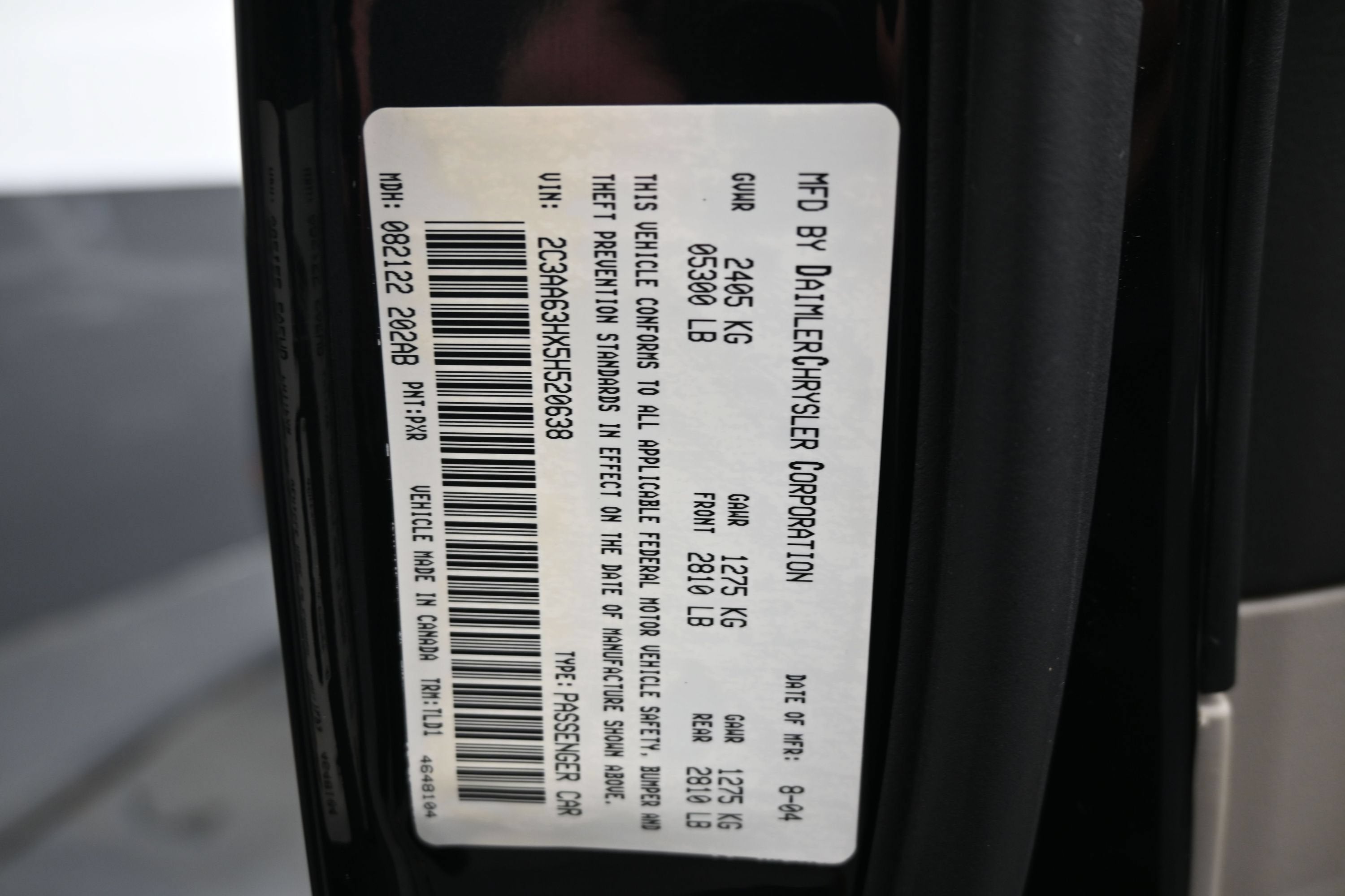 2005 Chrysler 300 300C