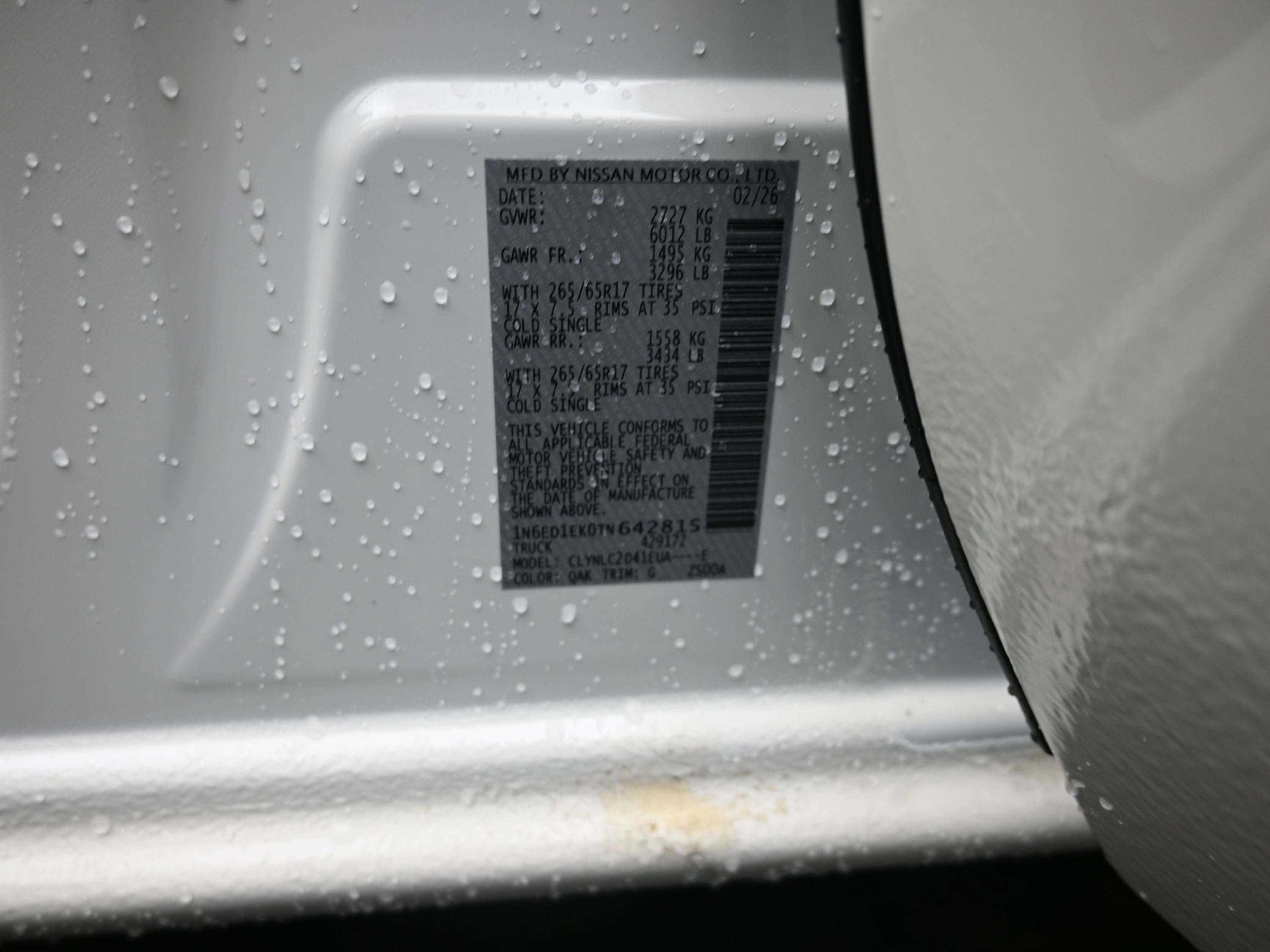 2026 Nissan FRONTIER SV