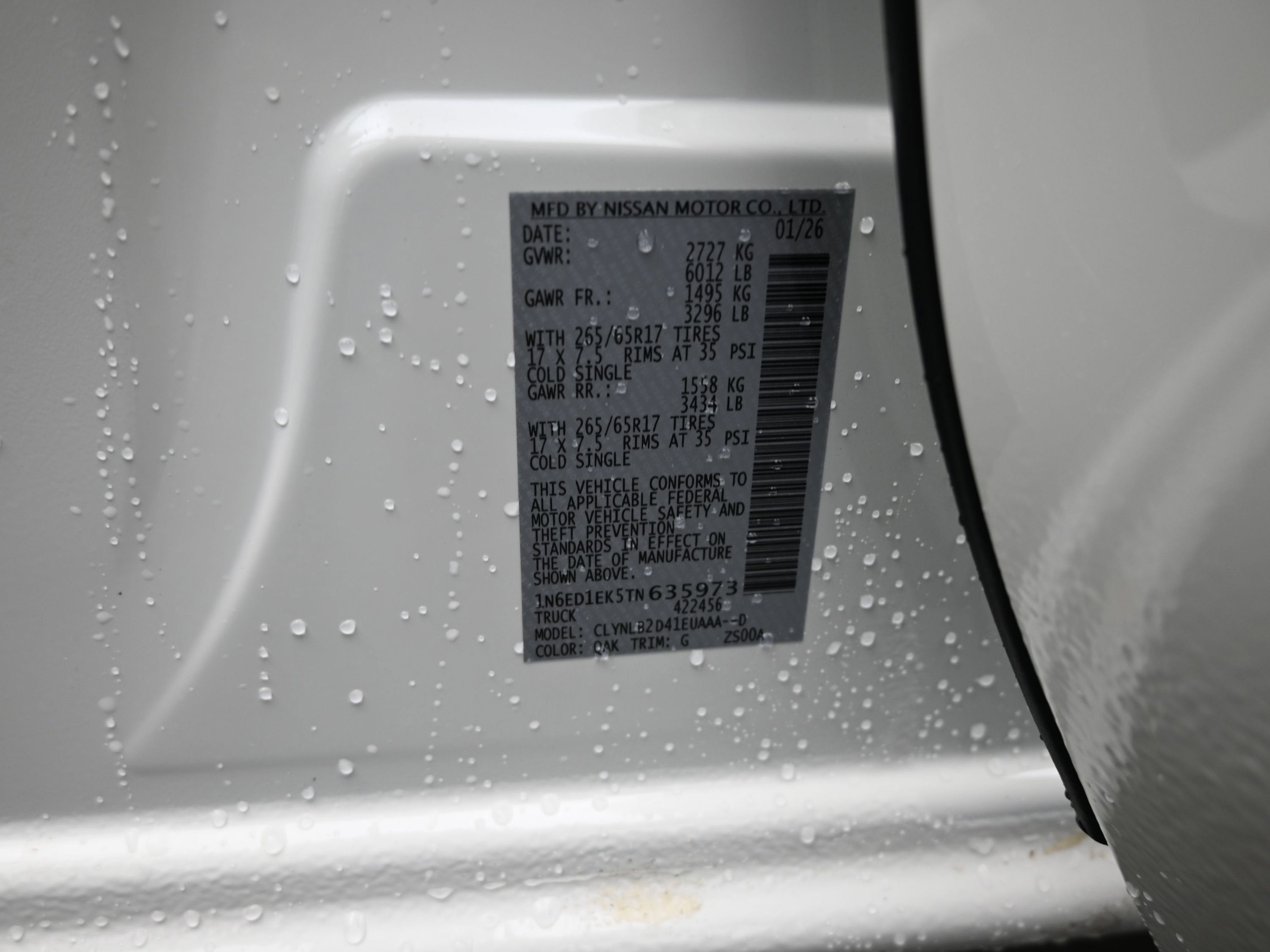 2026 Nissan FRONTIER SV