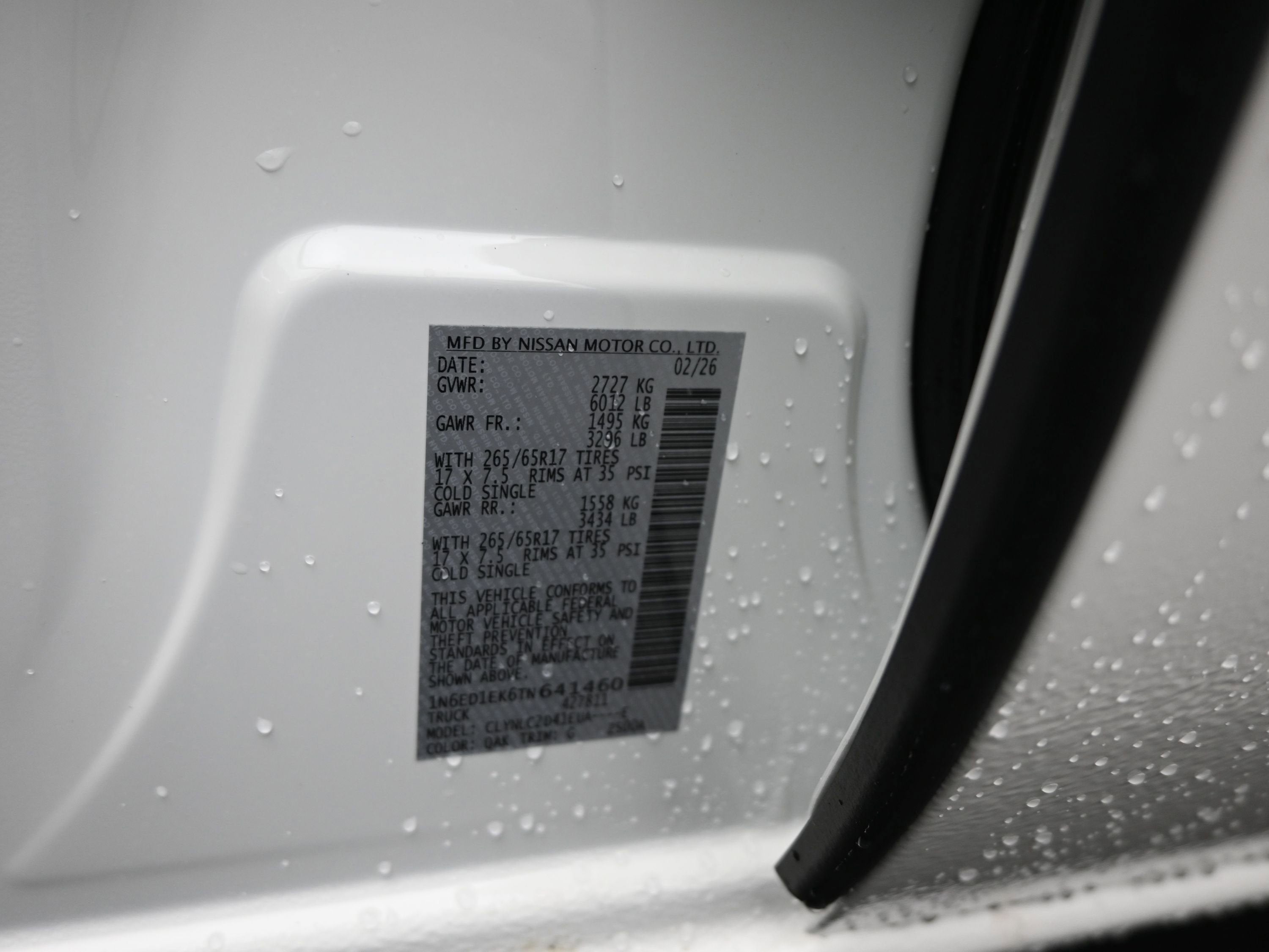 2026 Nissan FRONTIER SV