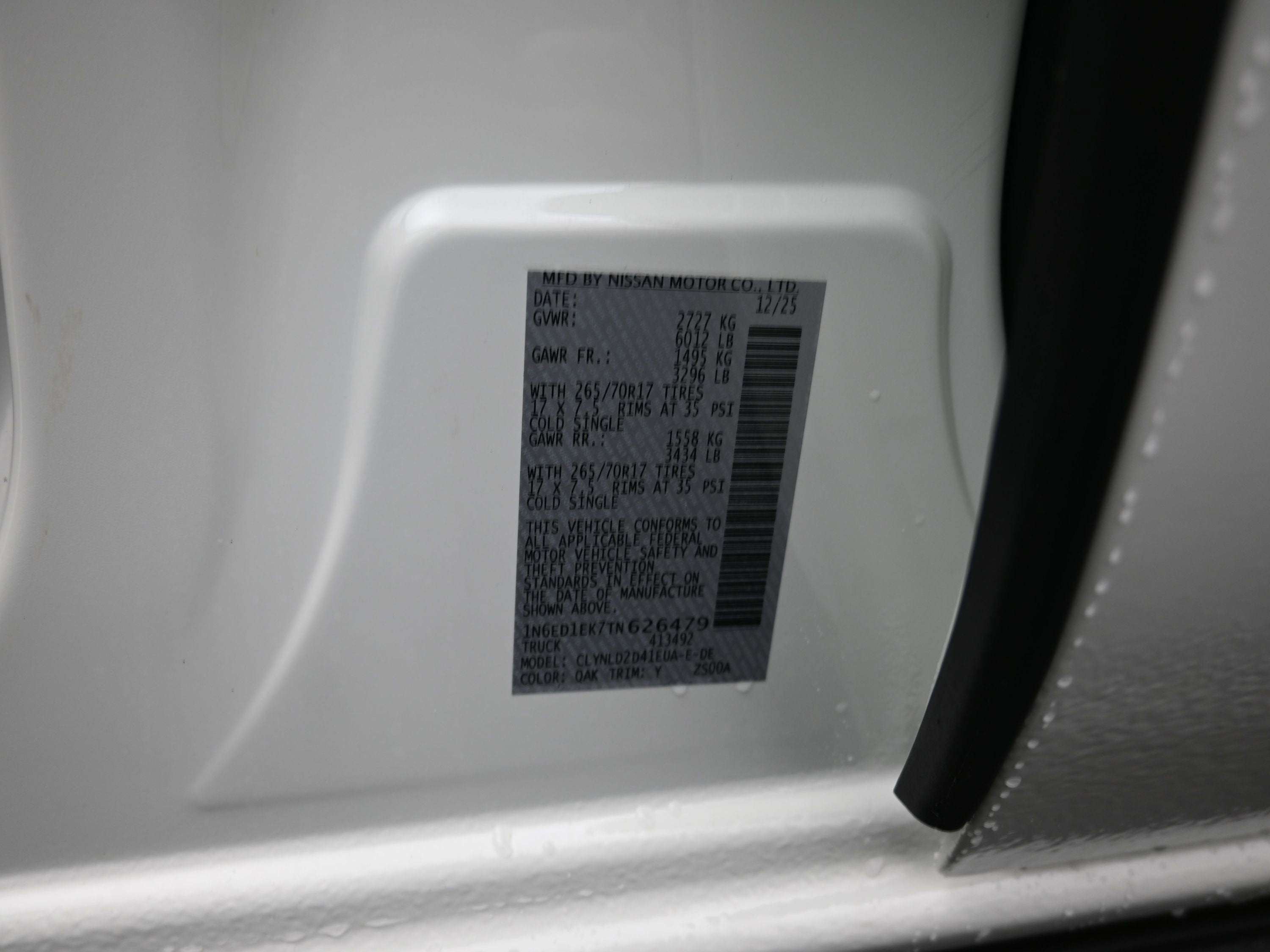 2026 Nissan FRONTIER PRO-4X w/R Package