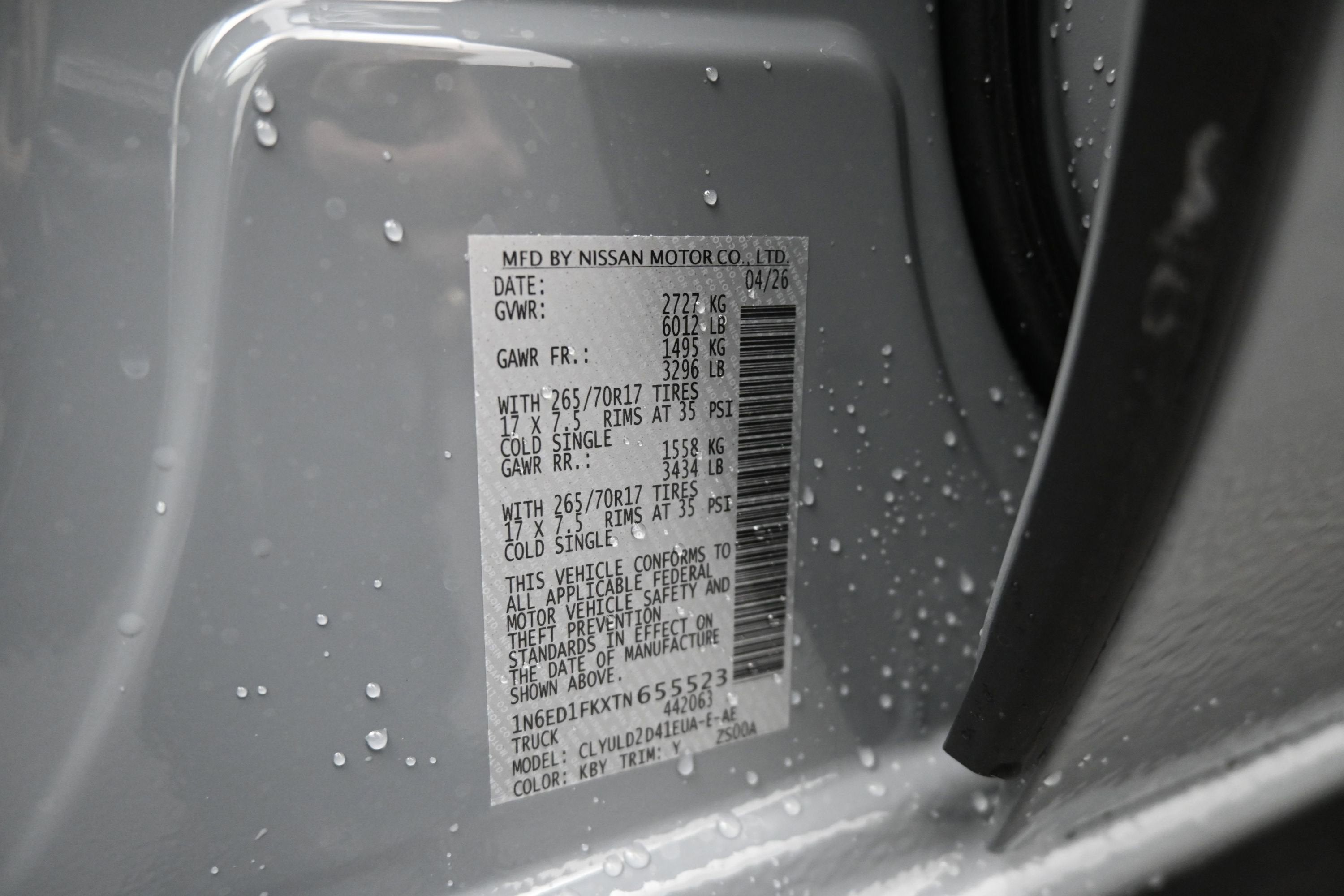 2026 Nissan FRONTIER PRO-4X