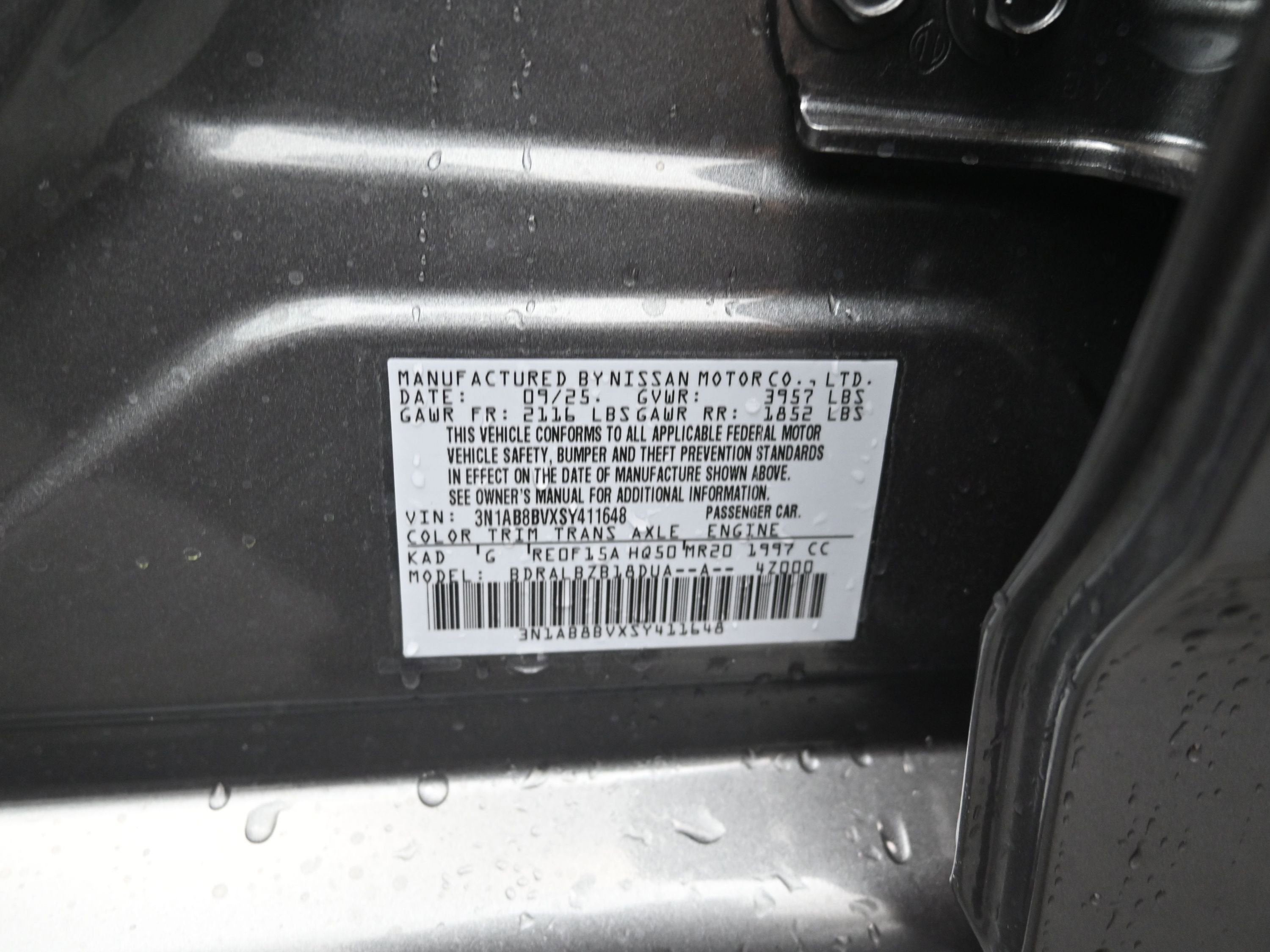 2025 Nissan SENTRA S