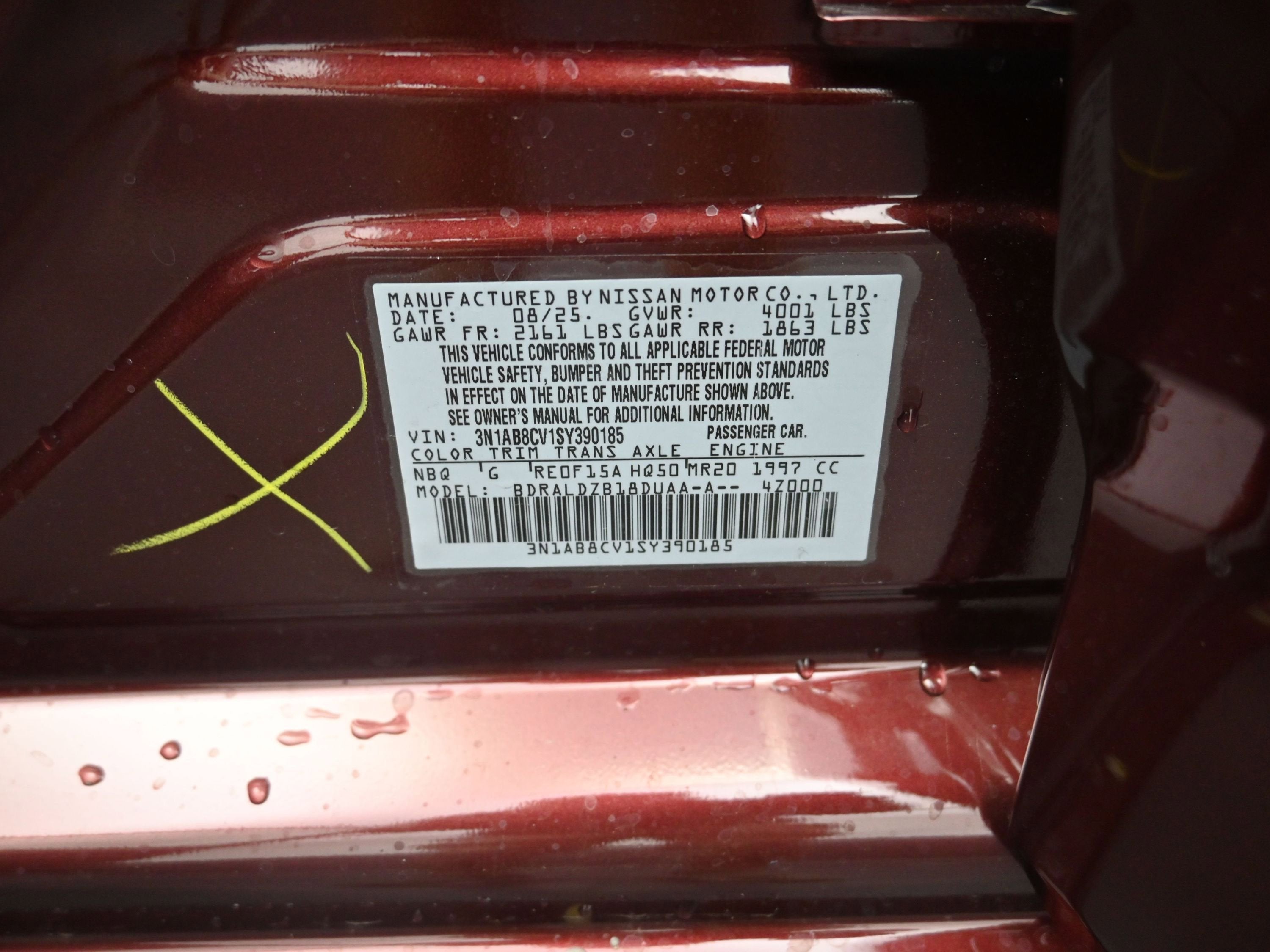 2025 Nissan SENTRA SV