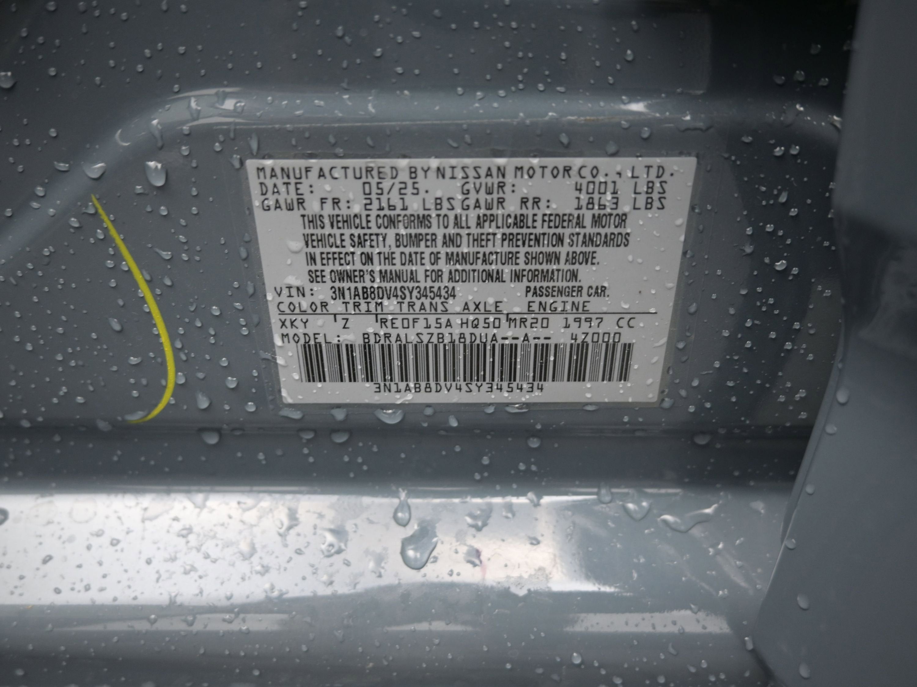 2025 Nissan SENTRA SR