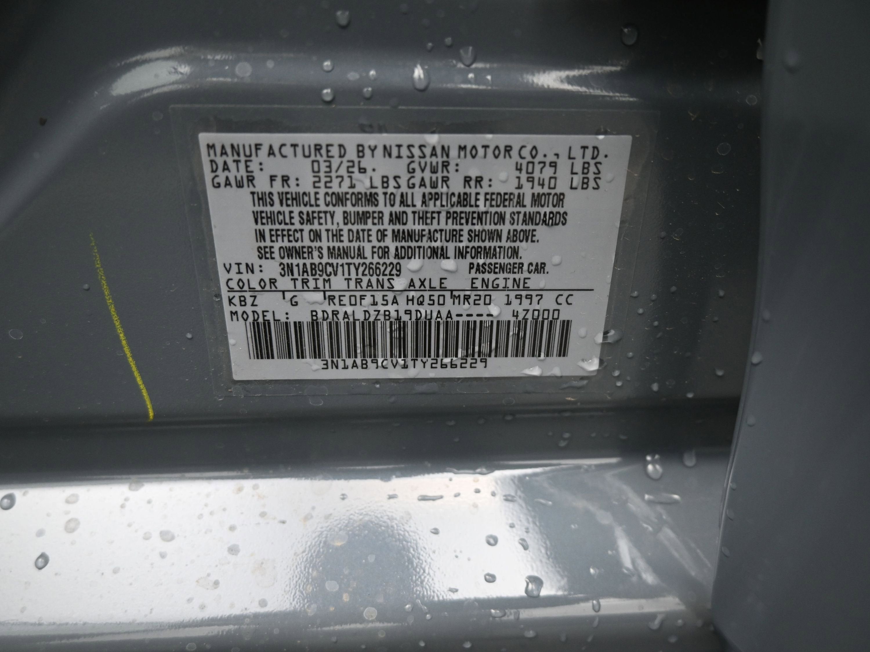 2026 Nissan SENTRA SV