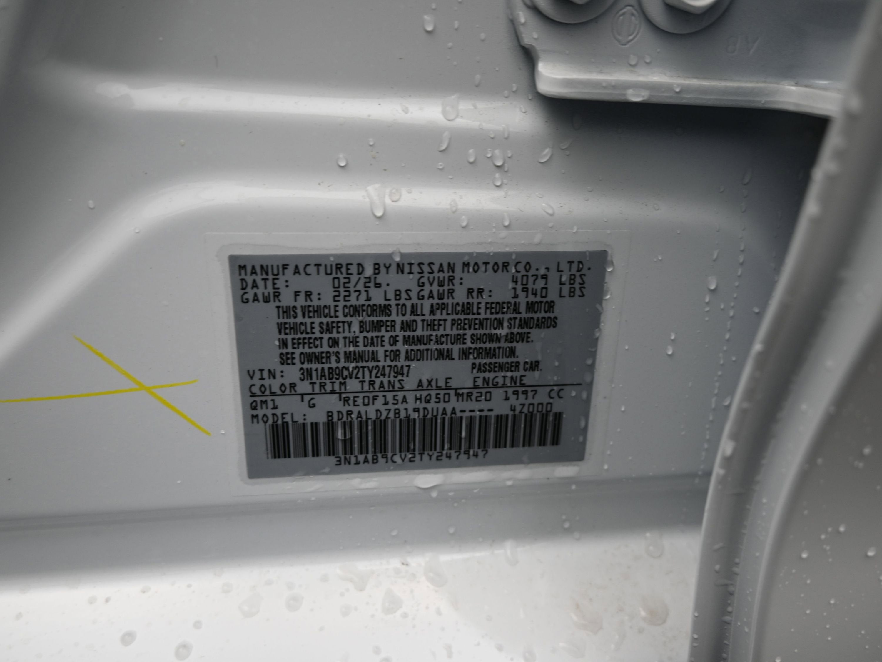 2026 Nissan SENTRA SV