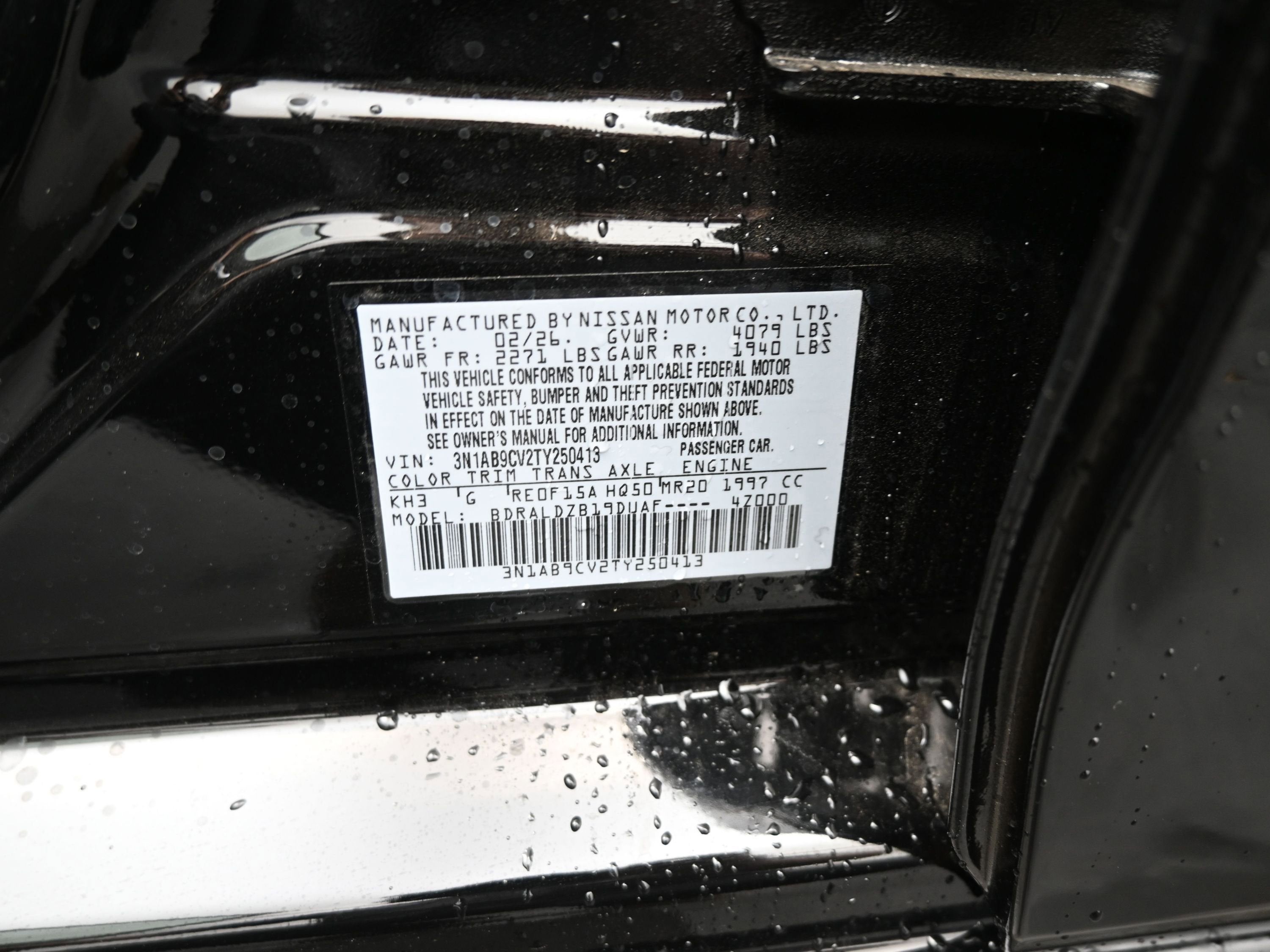 2026 Nissan SENTRA SV