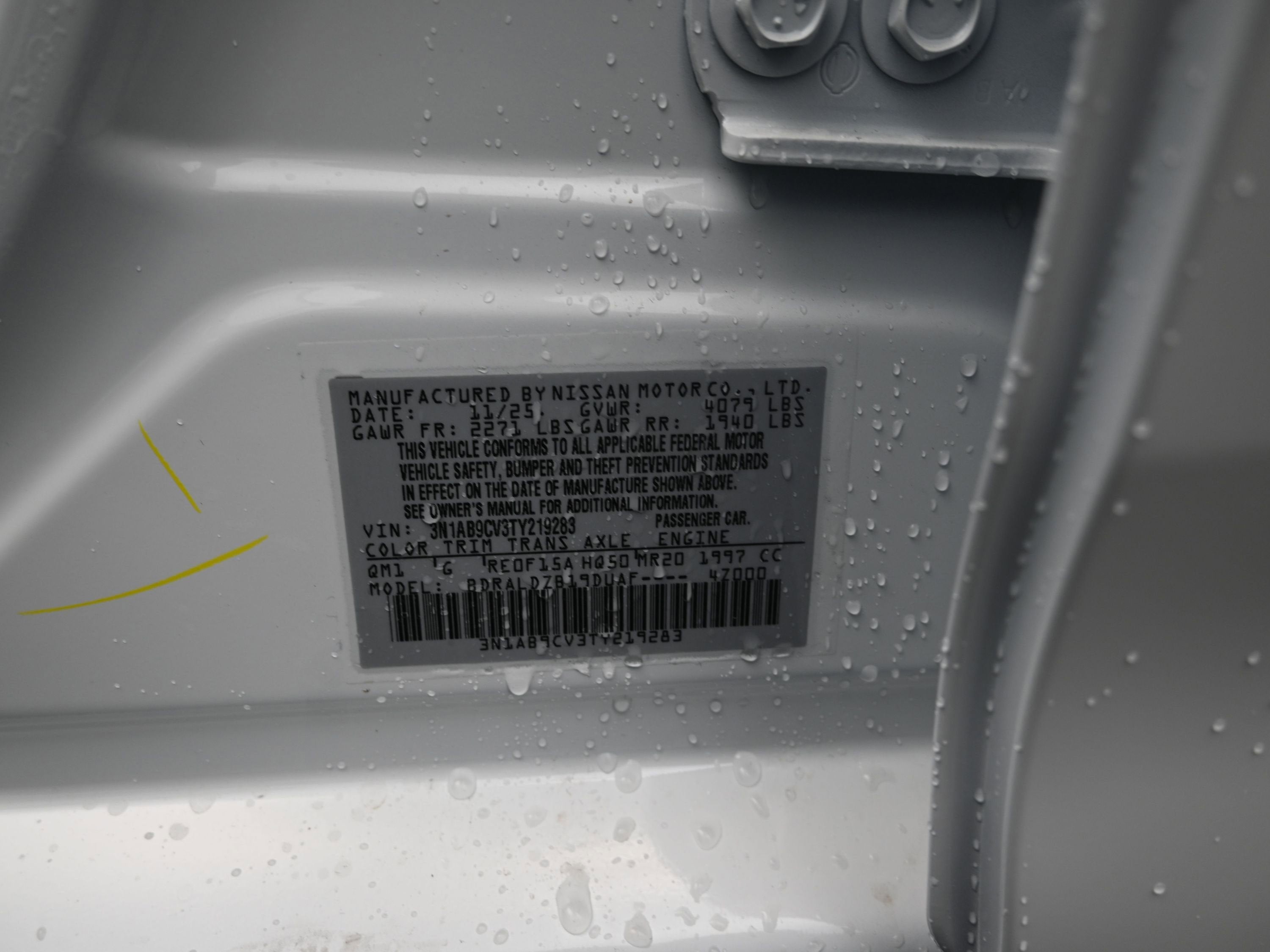 2026 Nissan SENTRA SV