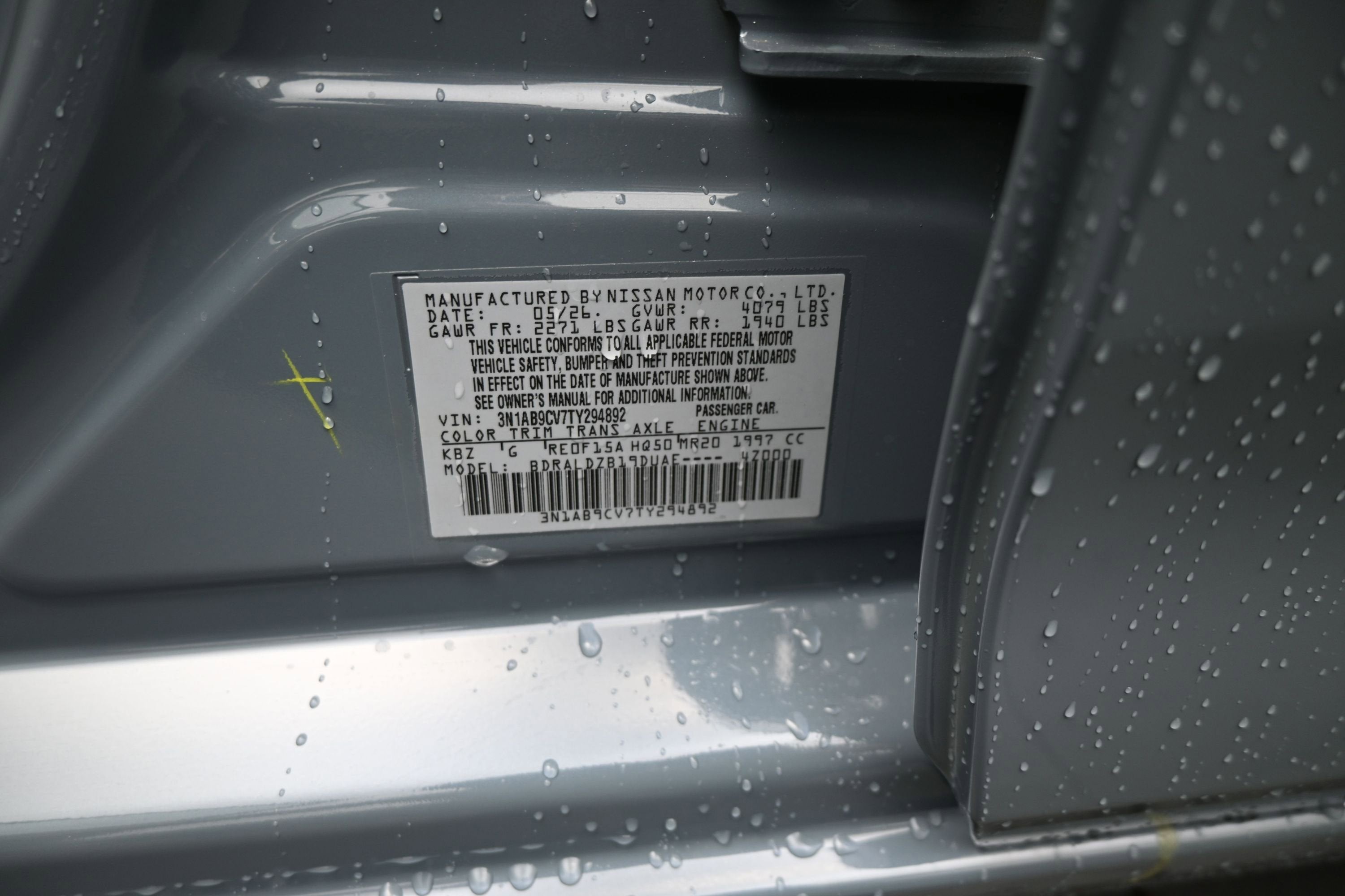 2026 Nissan SENTRA SV