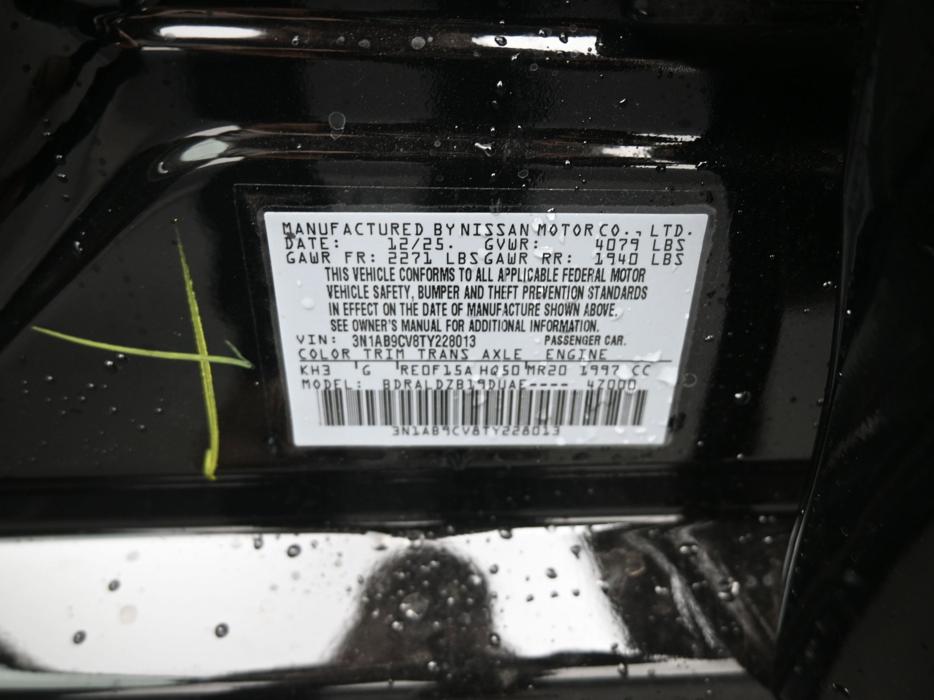 2026 Nissan SENTRA SV