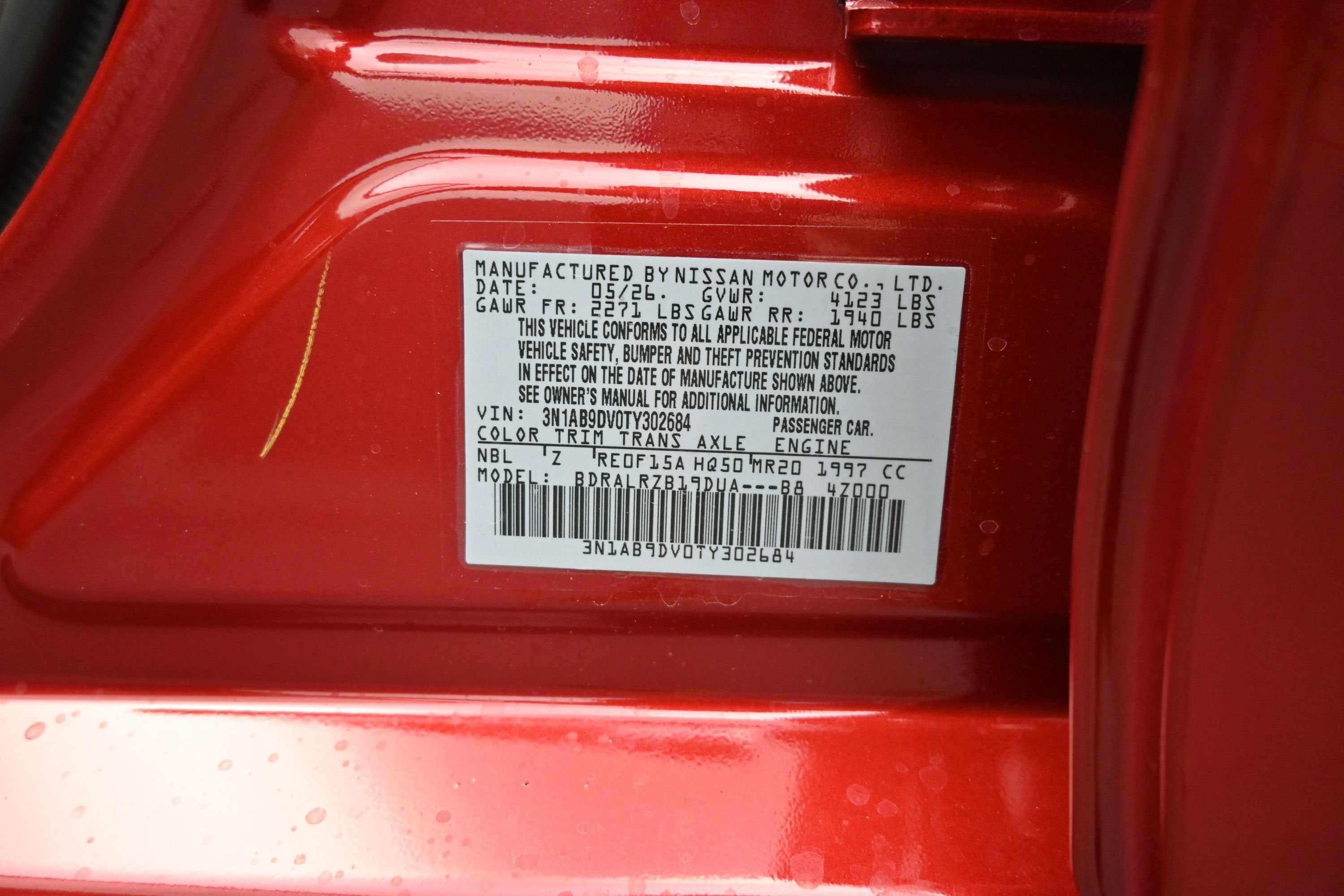 2026 Nissan SENTRA SR