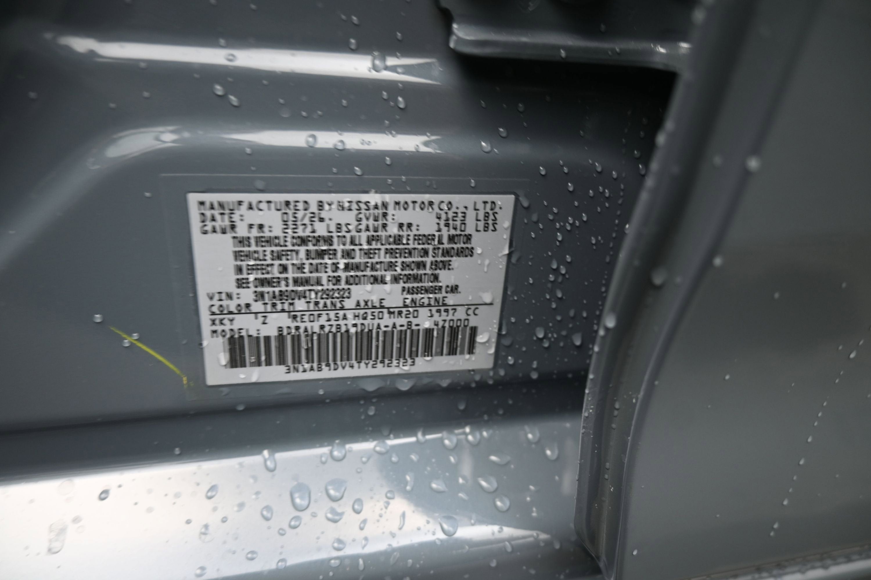 2026 Nissan SENTRA SR