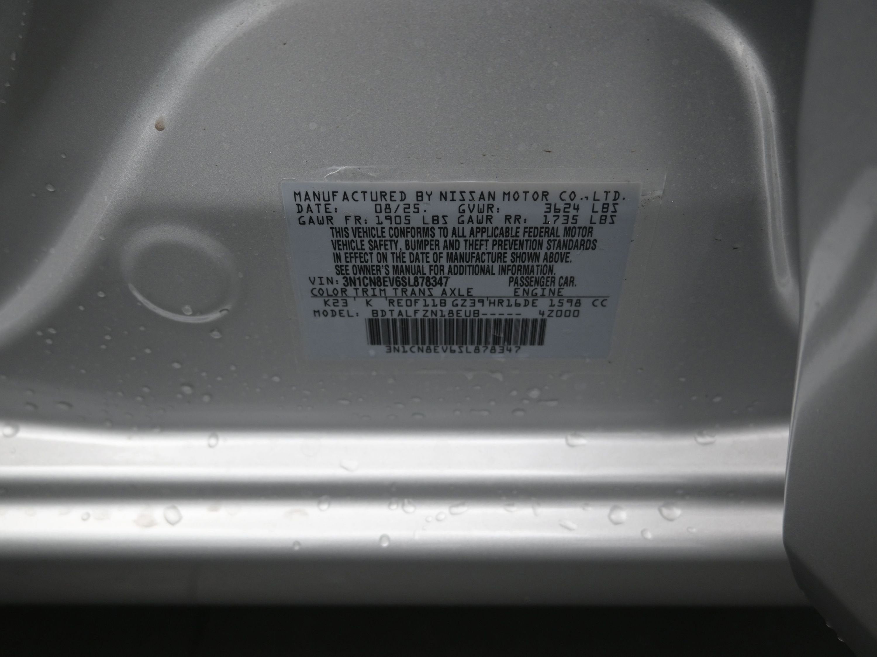 2025 Nissan VERSA SV