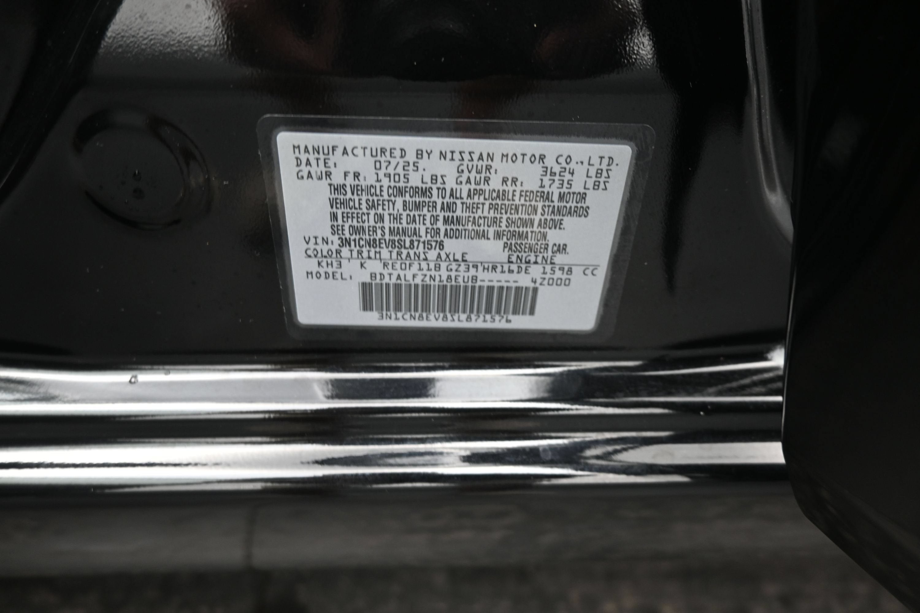 2025 Nissan Versa SV