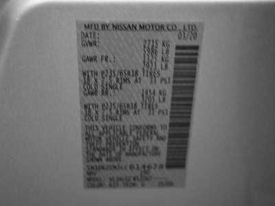 2020 Nissan Pathfinder SL