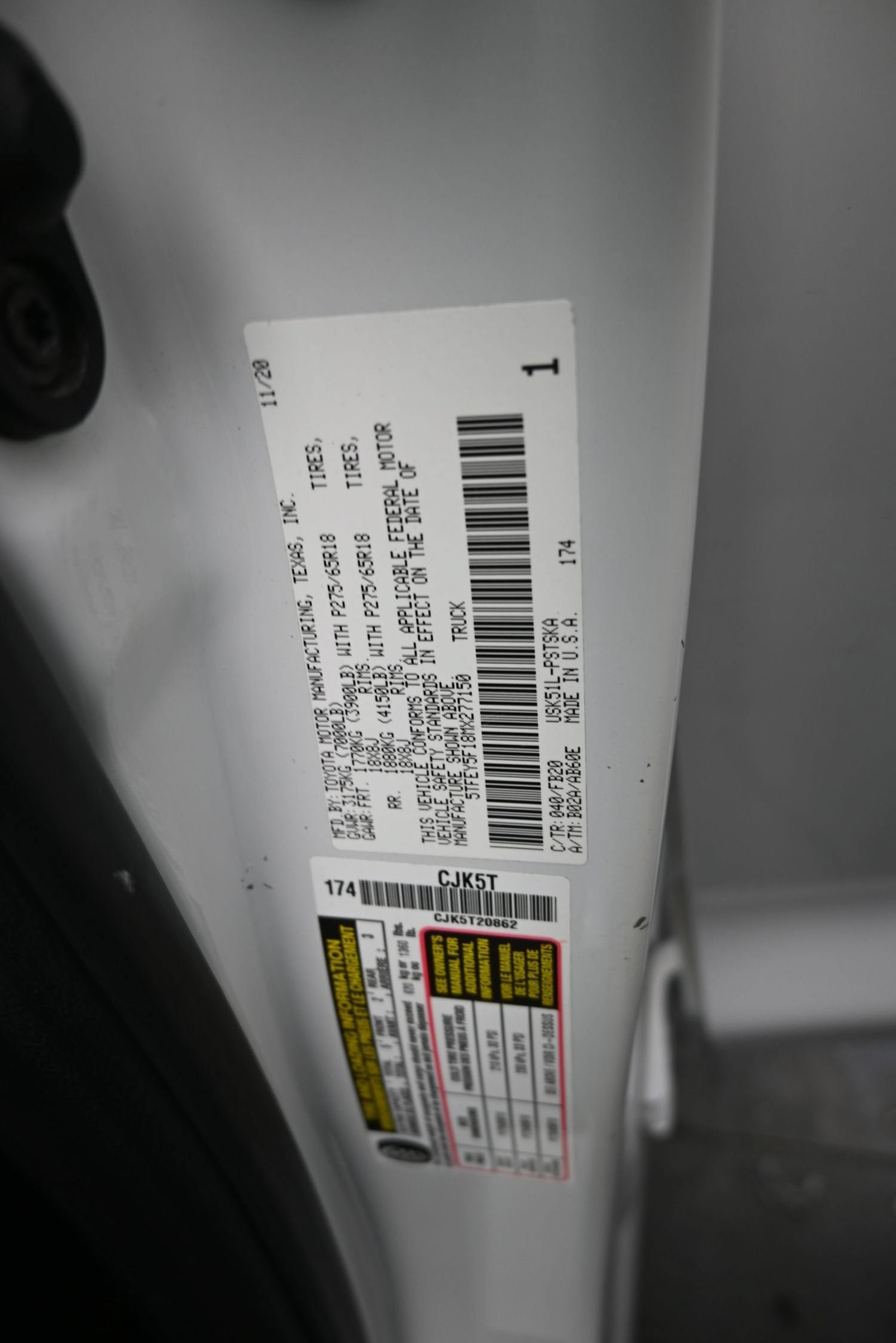 2021 Toyota Tundra 2WD SR5