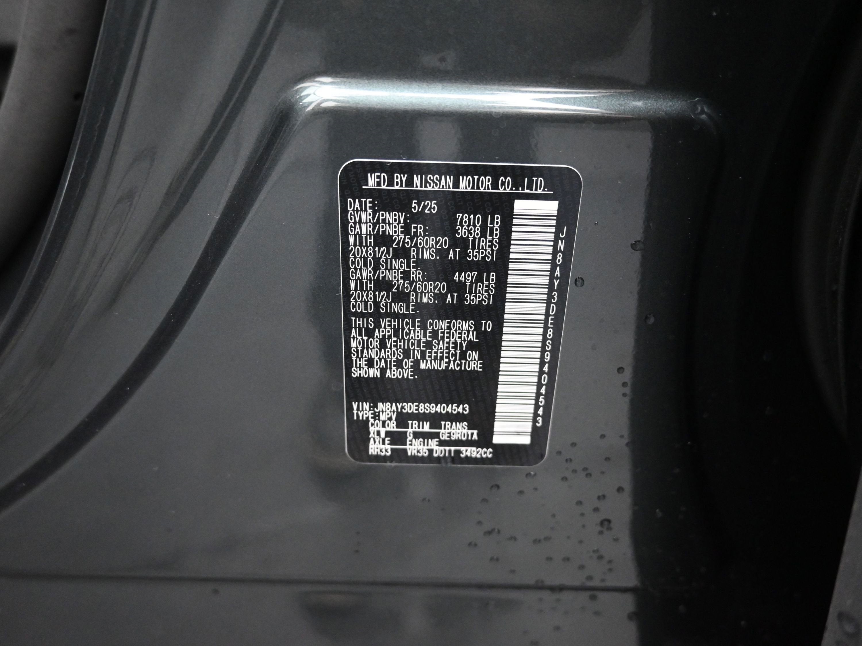 2025 Nissan ARMADA PRO-4X